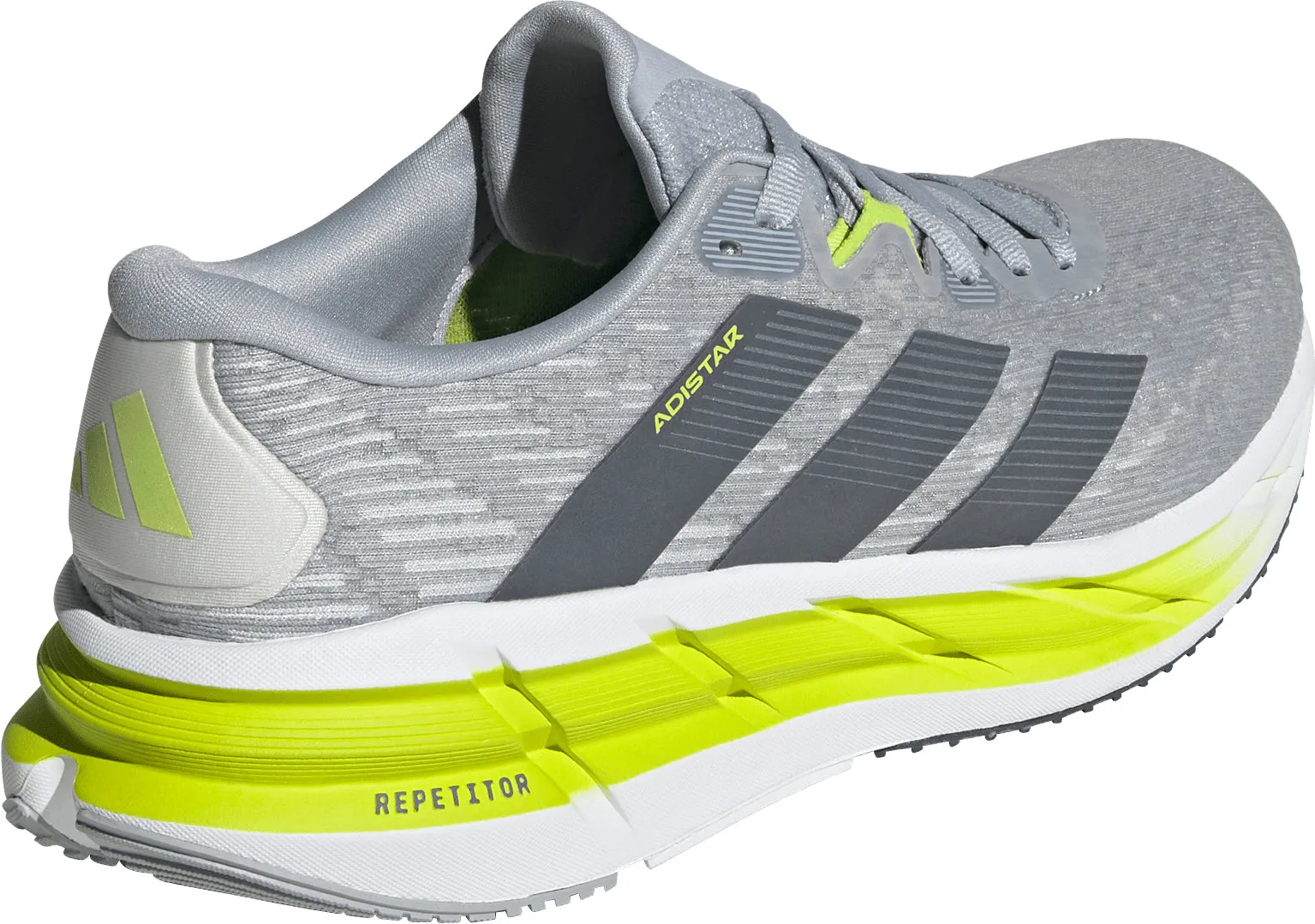Swift Glide adidas Adistar 4.0 Mens Running Shoes - Grey