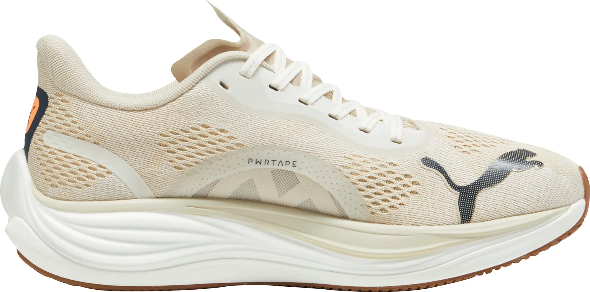 Puma Velocity Nitro 3 Mens Running Shoes - Cream Snow Ride Soft Material