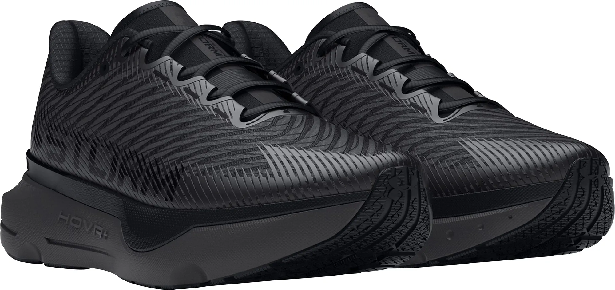 Sweat Resistant Urban Stroll Flexible Fit Frequent Travelers Under Armour Infinite Pro Storm Running Shoes - Black