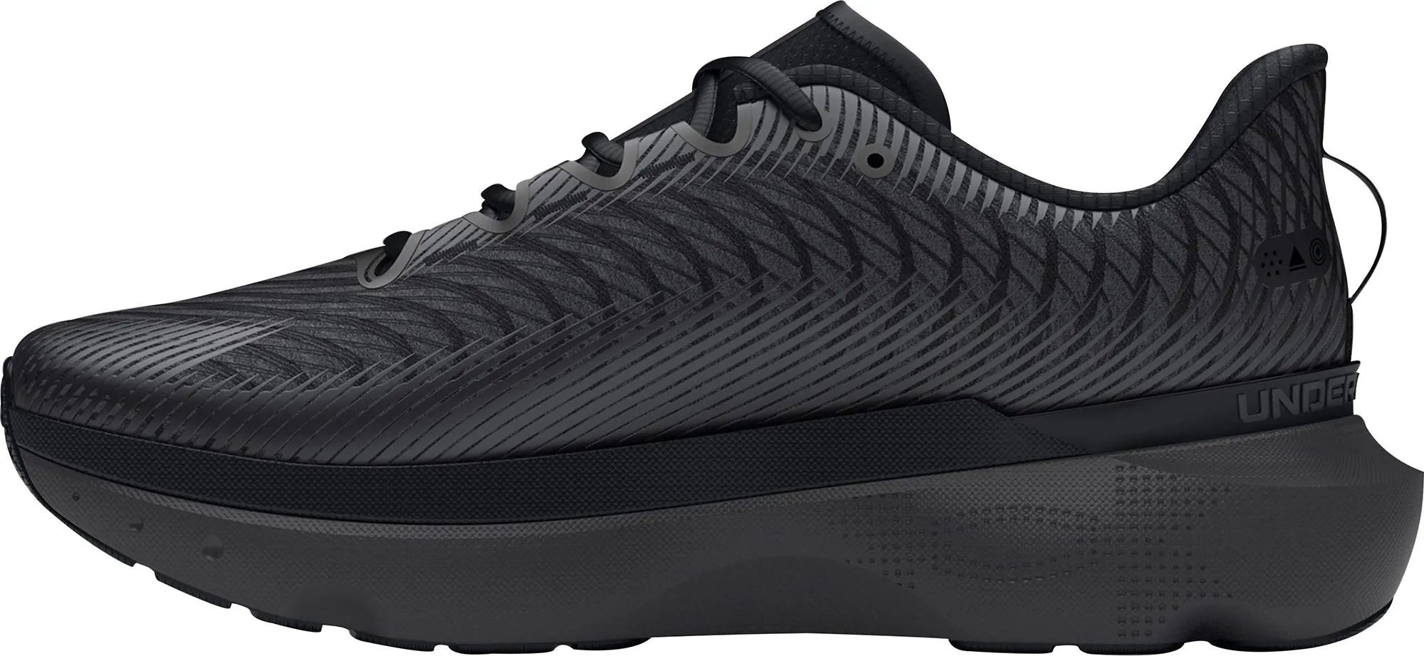 Under Armour Infinite Pro Storm Running Shoes - Black Reinforced Seams Earth Mood