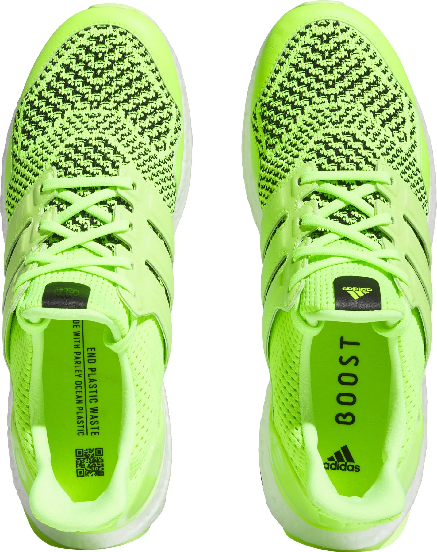 adidas Ultra Boost Spikeless Golf Shoes - Green All Day Beach Walk Park Day