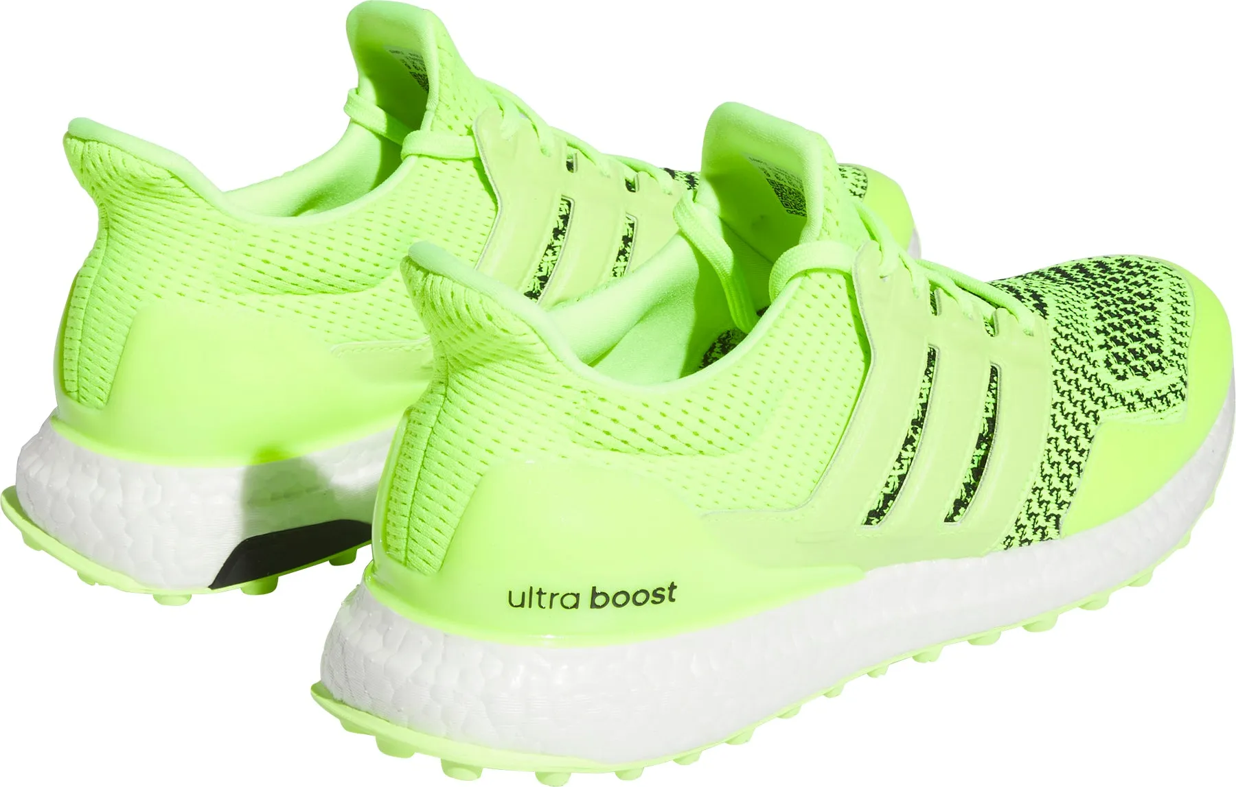 adidas Ultra Boost Spikeless Golf Shoes - Green Leg Long