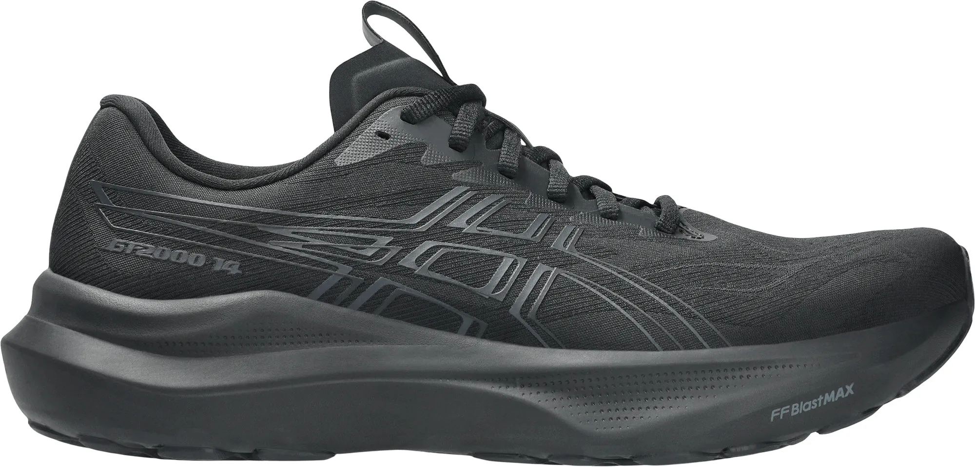 Luggage Fit Anti Odor Gym Workout Asics GT 2000 14 Mens Running Shoes - Black