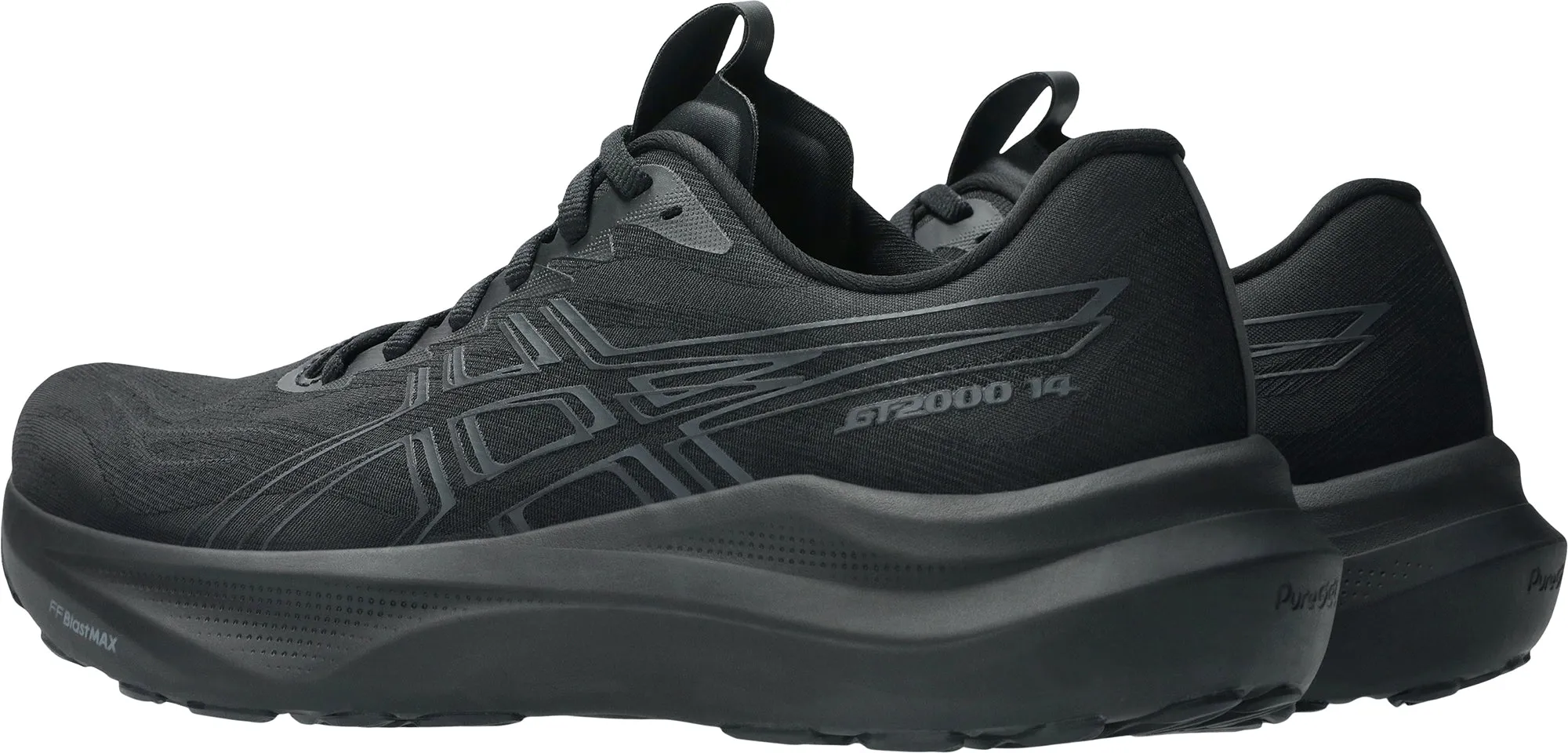 Sport Active water proof Asics GT 2000 14 Mens Running Shoes - Black