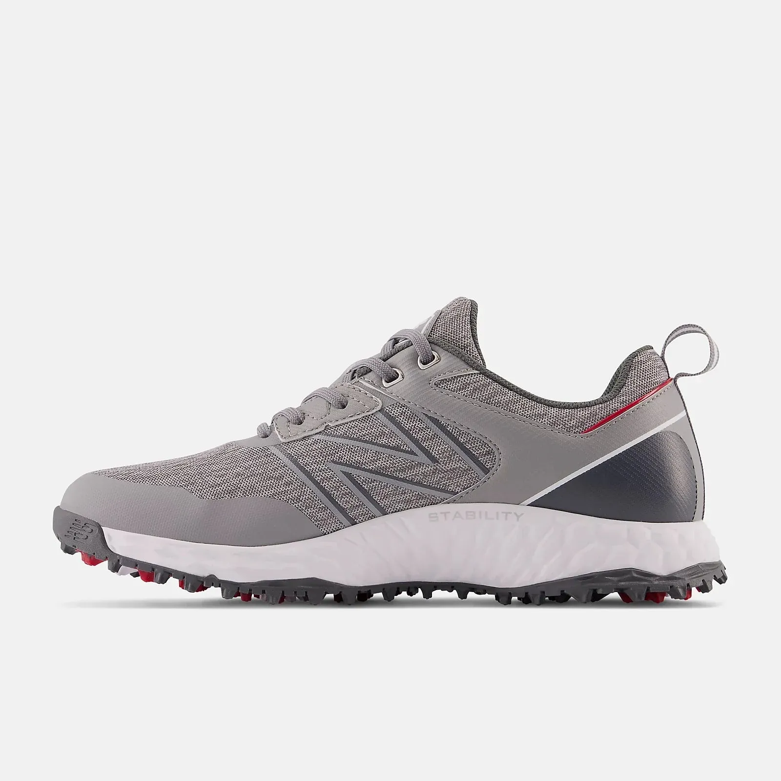 New Balance Mens Fresh Foam Contend Golf Shoe - GREY / CHARCOAL Motion control fresh feel