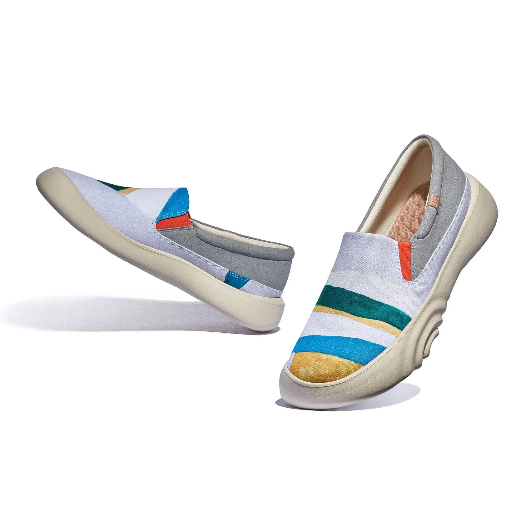 Flexible Movement Casual Walking Comfort Collage Colors Denia II Women