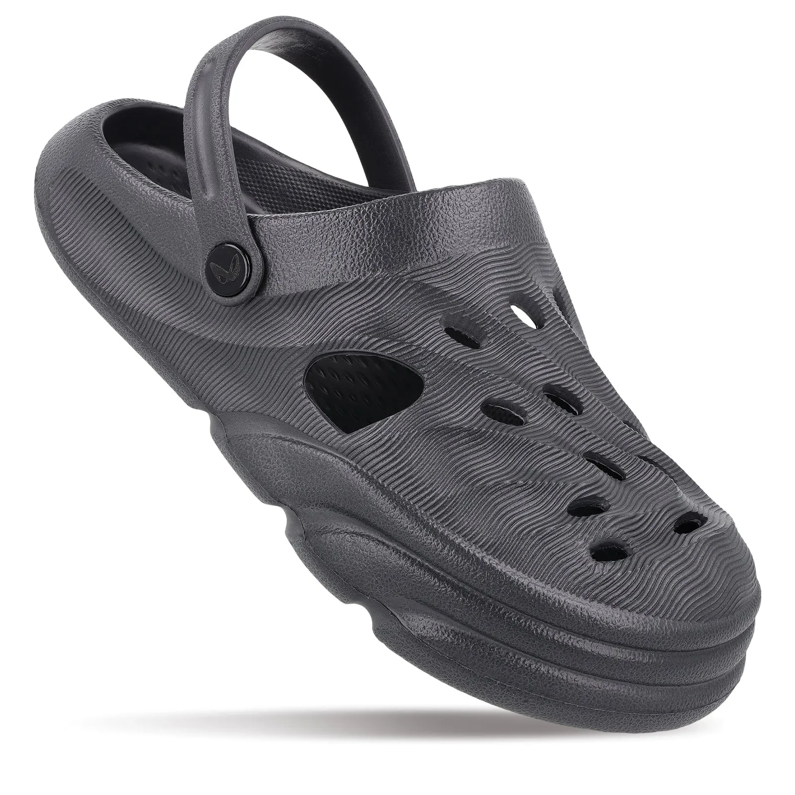 Men's Clogs  - WC8732 Dark Grey Cutout