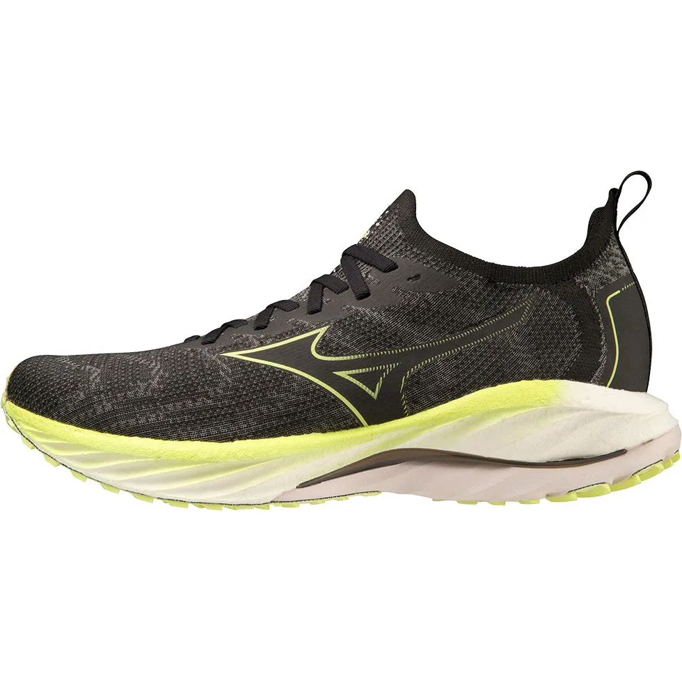 Icon Edge Athletic Mizuno Wave Neo Wind Mens Running Shoes - Black