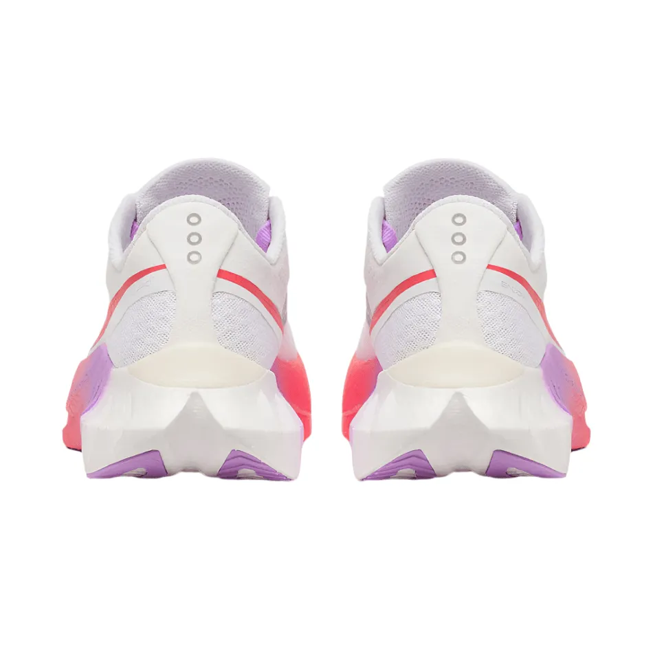 Saucony Women's Endorphin Pro 4 Running Shoes in White/Crocus AW25 suede shoes