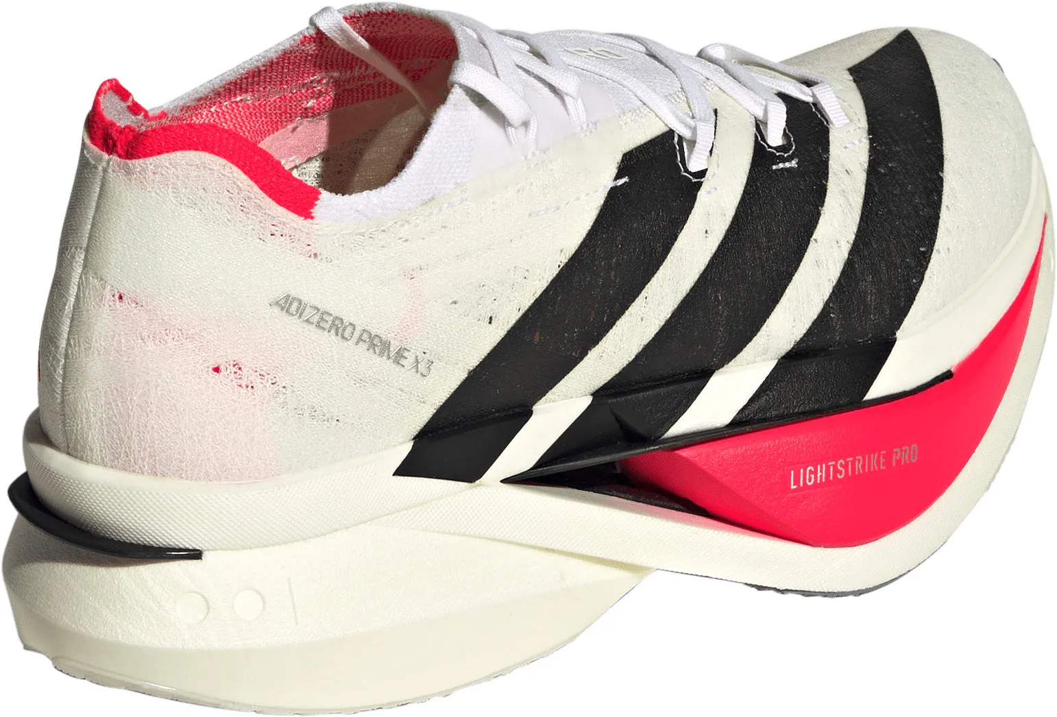 adidas Adizero Prime X3 Strung Running Shoes - White Anti Odor Outdoor Explorers Trendy