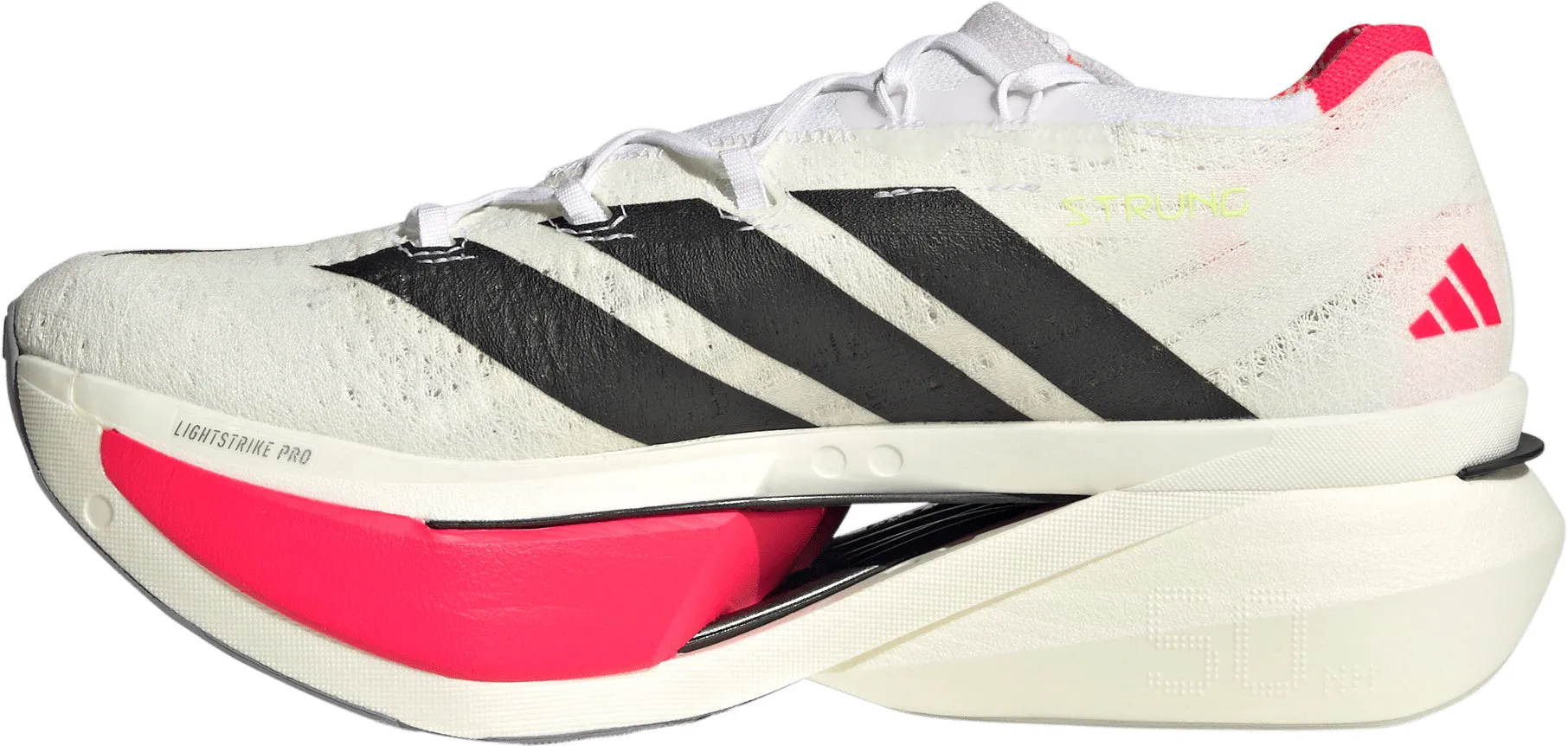 adidas Adizero Prime X3 Strung Running Shoes - White Desert Cool Breathable City Adventure