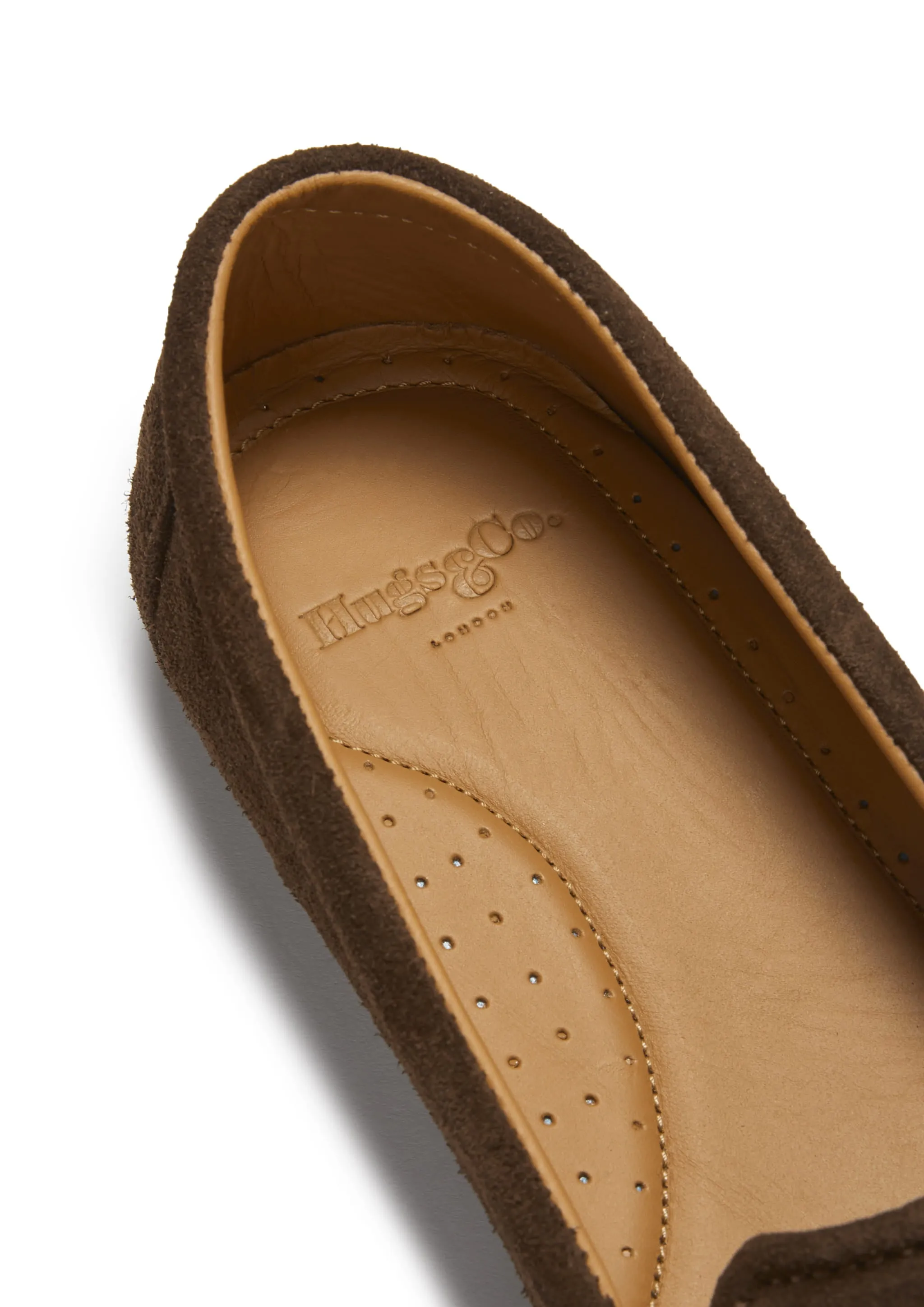 Women's Tasselled Espadrilles, brown suede QuickDry High Cushion