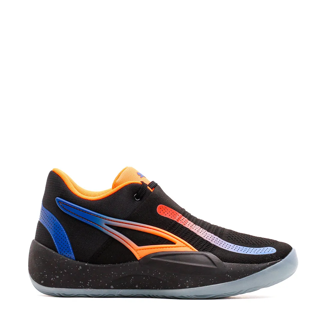 Puma Basketball Men Rise Nitro RJ Barrett Black Orange Blue 377388-02 AllTerrain