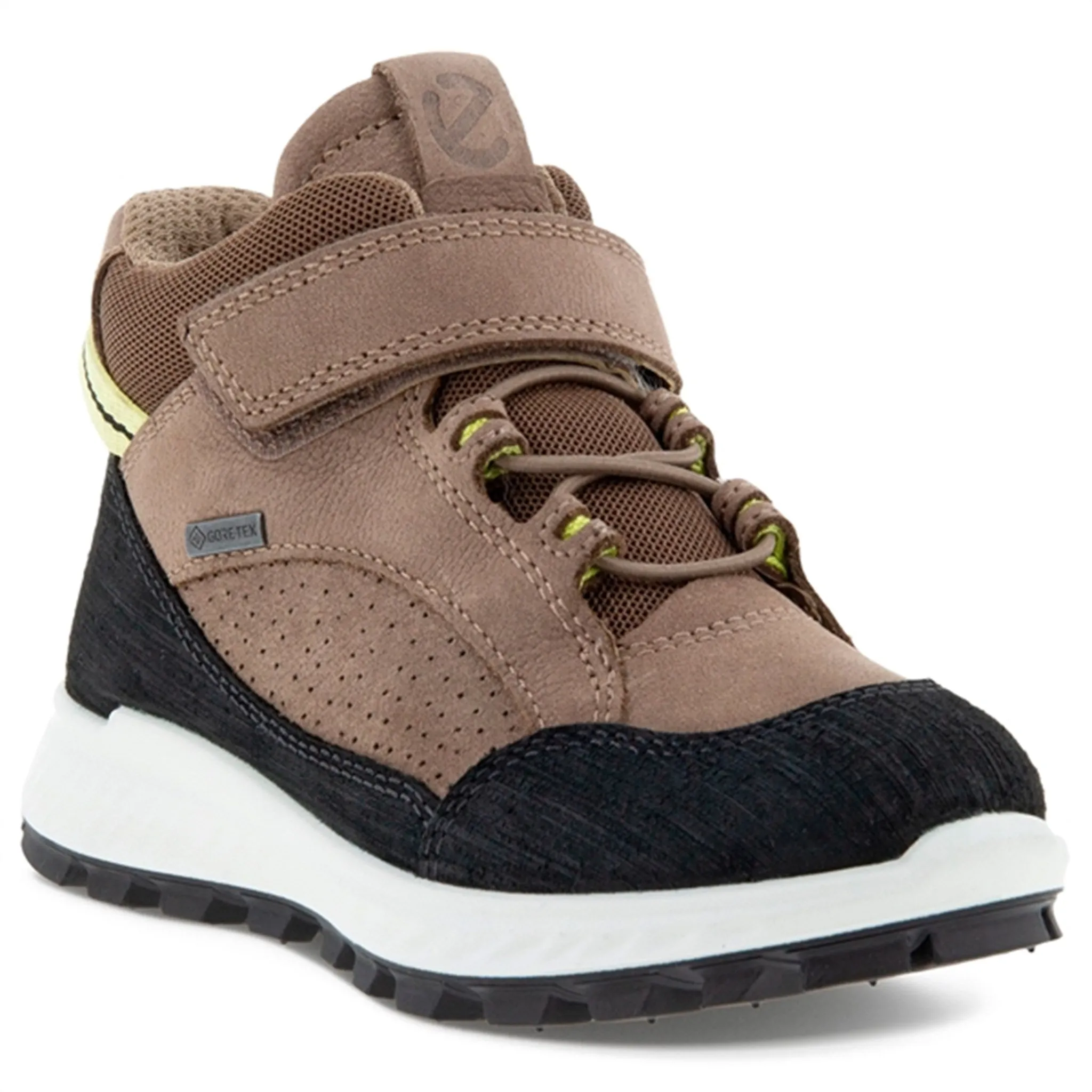 Ecco Exostrike Kids Ankle Boot Black/Taupe/Taupe Hiking Boots Winter Performance