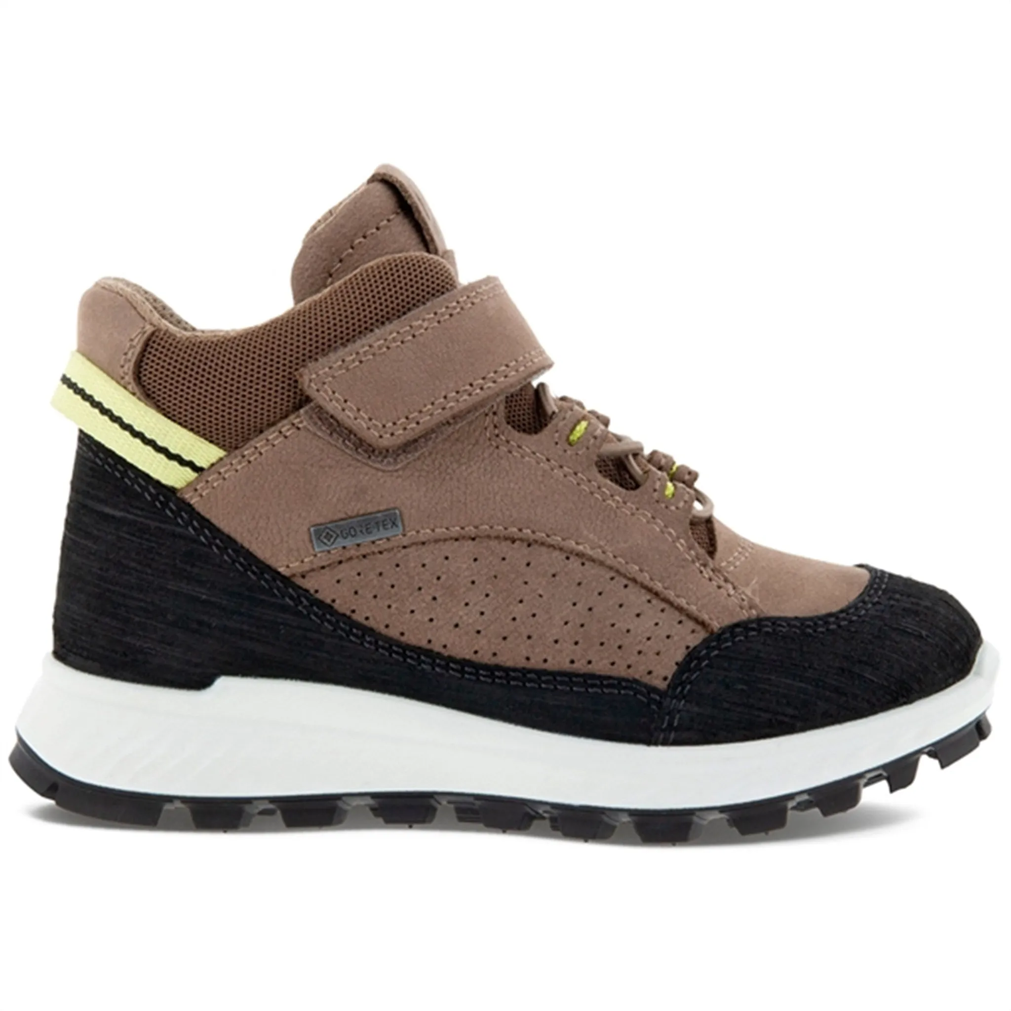 Ecco Exostrike Kids Ankle Boot Black/Taupe/Taupe Snow Cold windproof