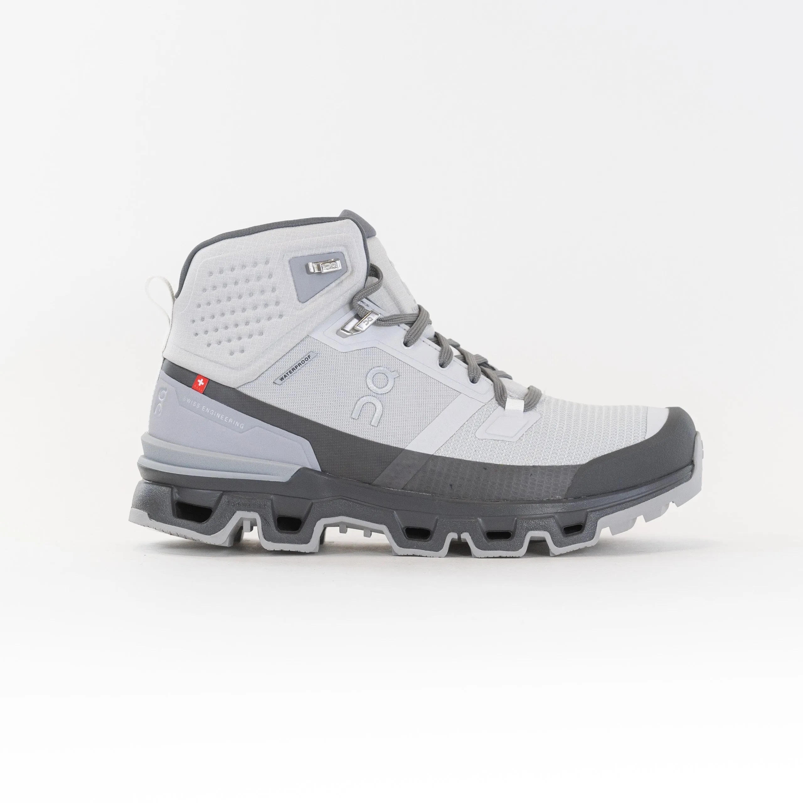Sturdy Leather Trail Endurance On Cloudrock 2 Waterproof (Women's) - Glacier/Eclipse
