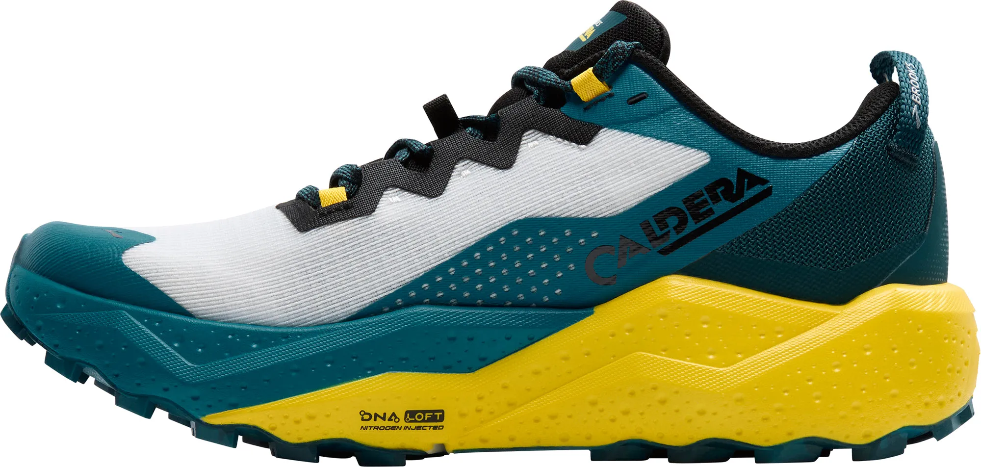 Brooks Caldera 8 Mens Trail Running Shoes - White Future Walk Power Grip
