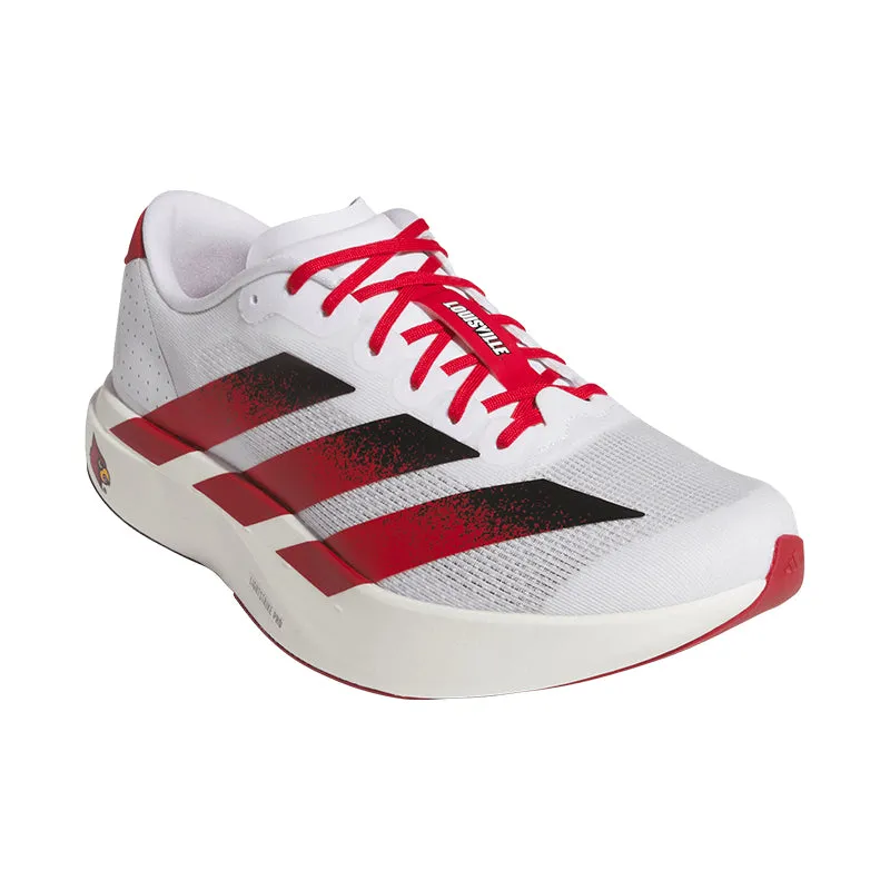 Men's Adizero EVO SL Louisville White/Red/Black Secure fit