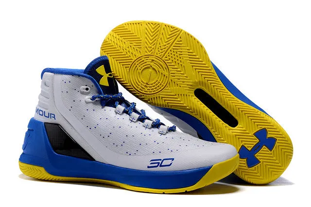 Wholesale Original Under Armour Curry V3 Basketball Shoes,Men's Basketball Shoes Sneakers Size 40-46 Shine Bright