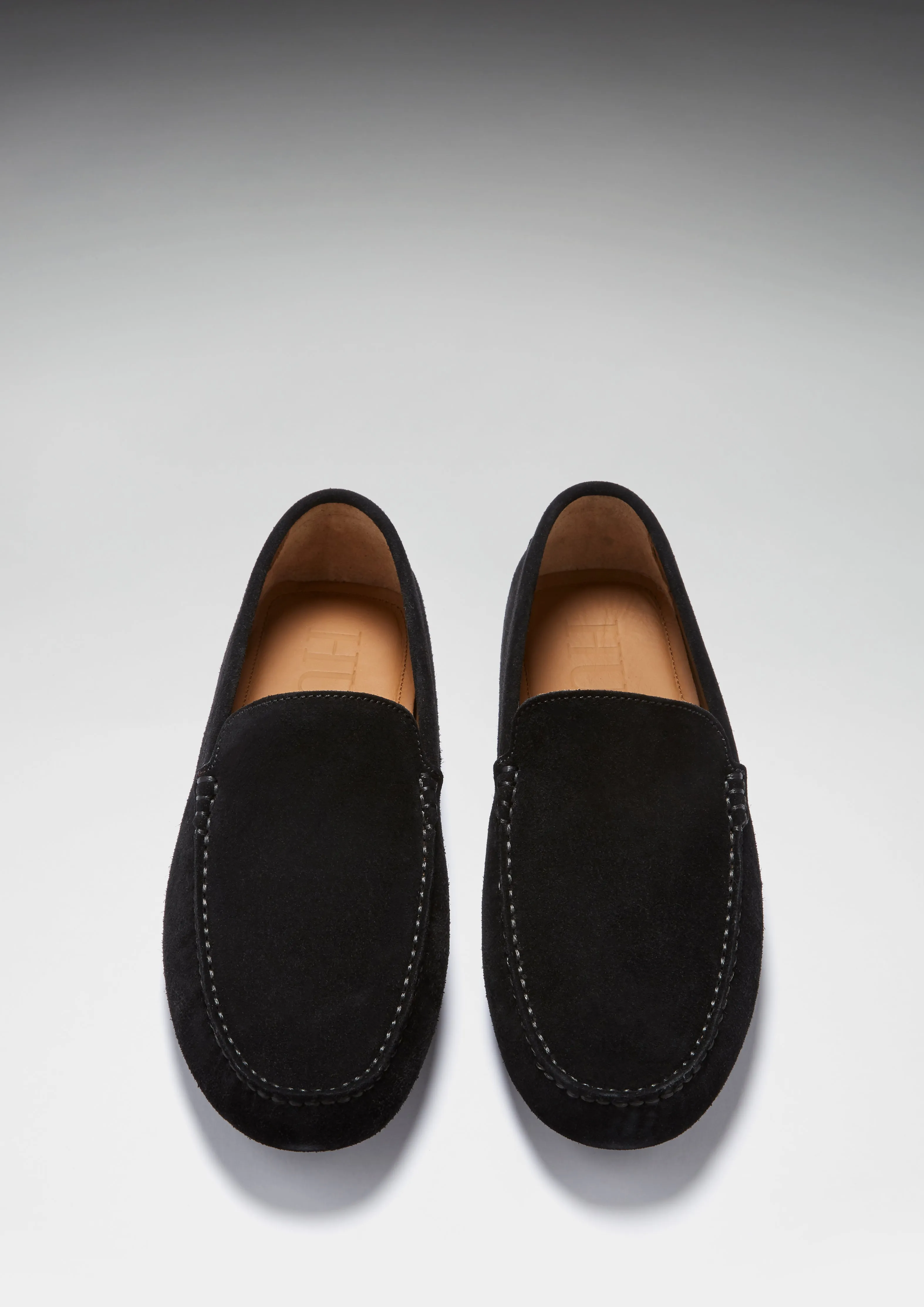 Step Lightly Shady Path Driving Loafers, black suede