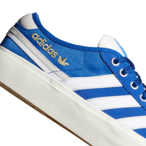 Adidas Delpala Premiere Shoes - Team Royal Blue/White/Grey One Skater Support Fit