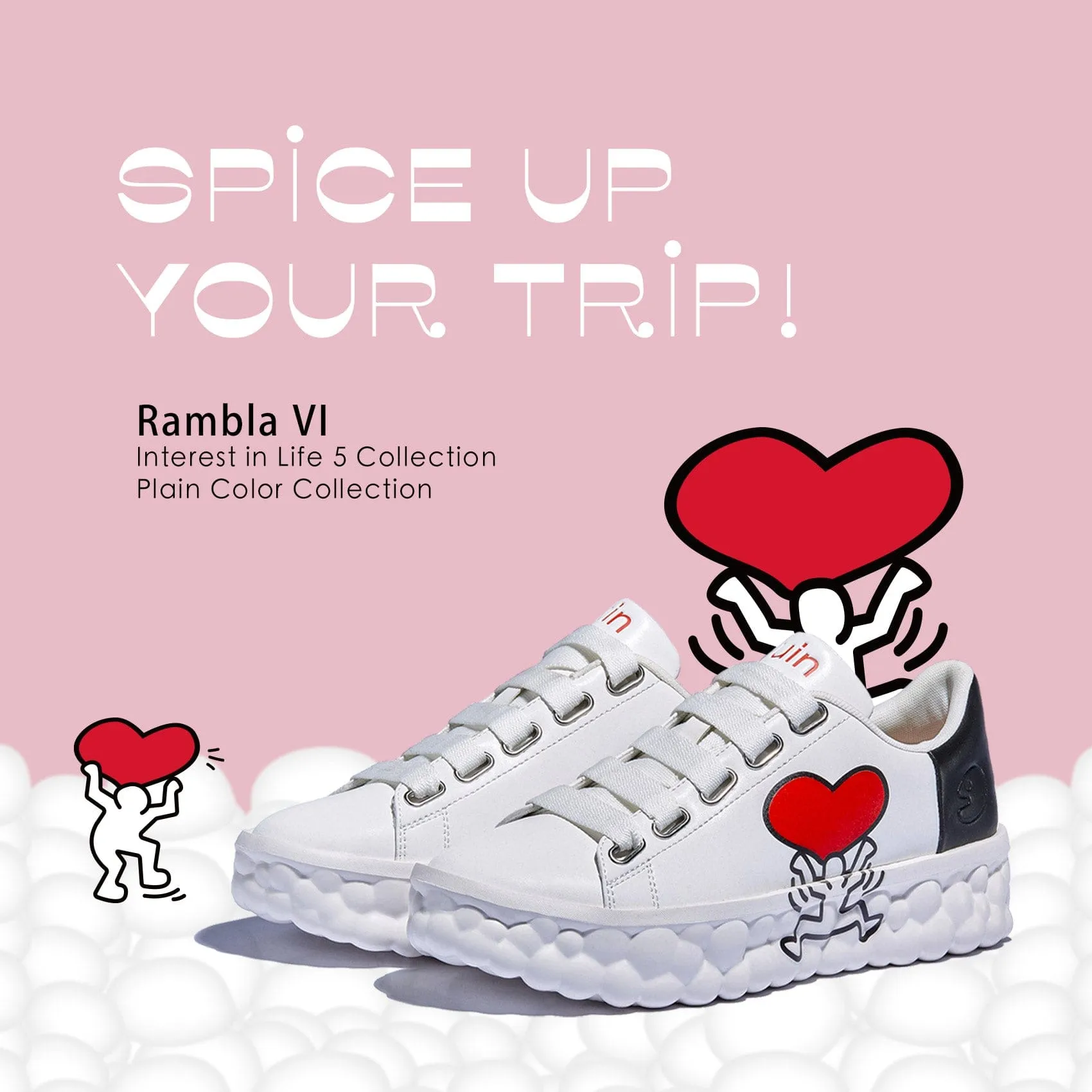 Urban Step Skate Comfort Give You My Heart Las Ramblas VI Women