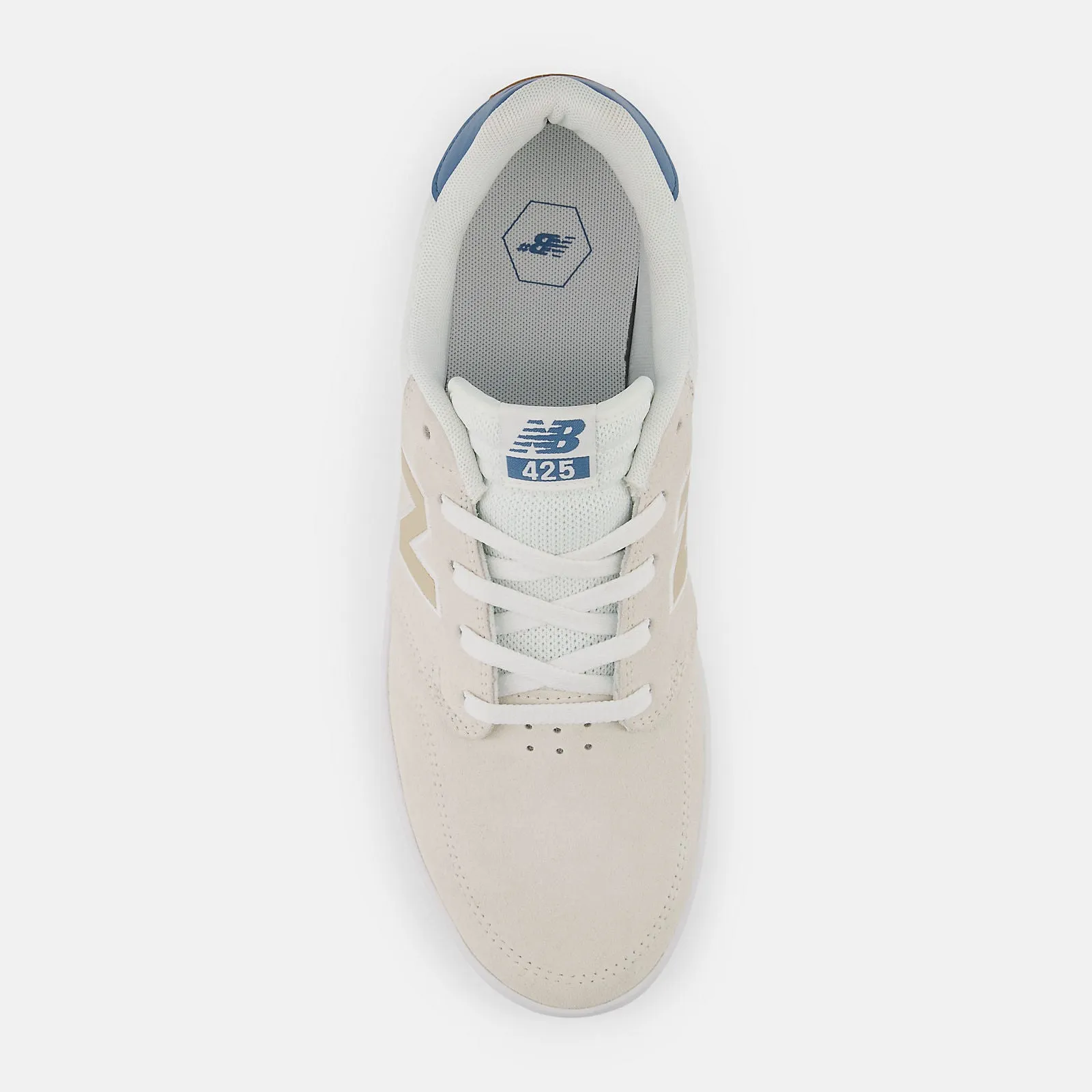 New Balance Numeric 425 Skateboard Shoes - Sea Salt / Sandstone Cushioned heel Slide Performance