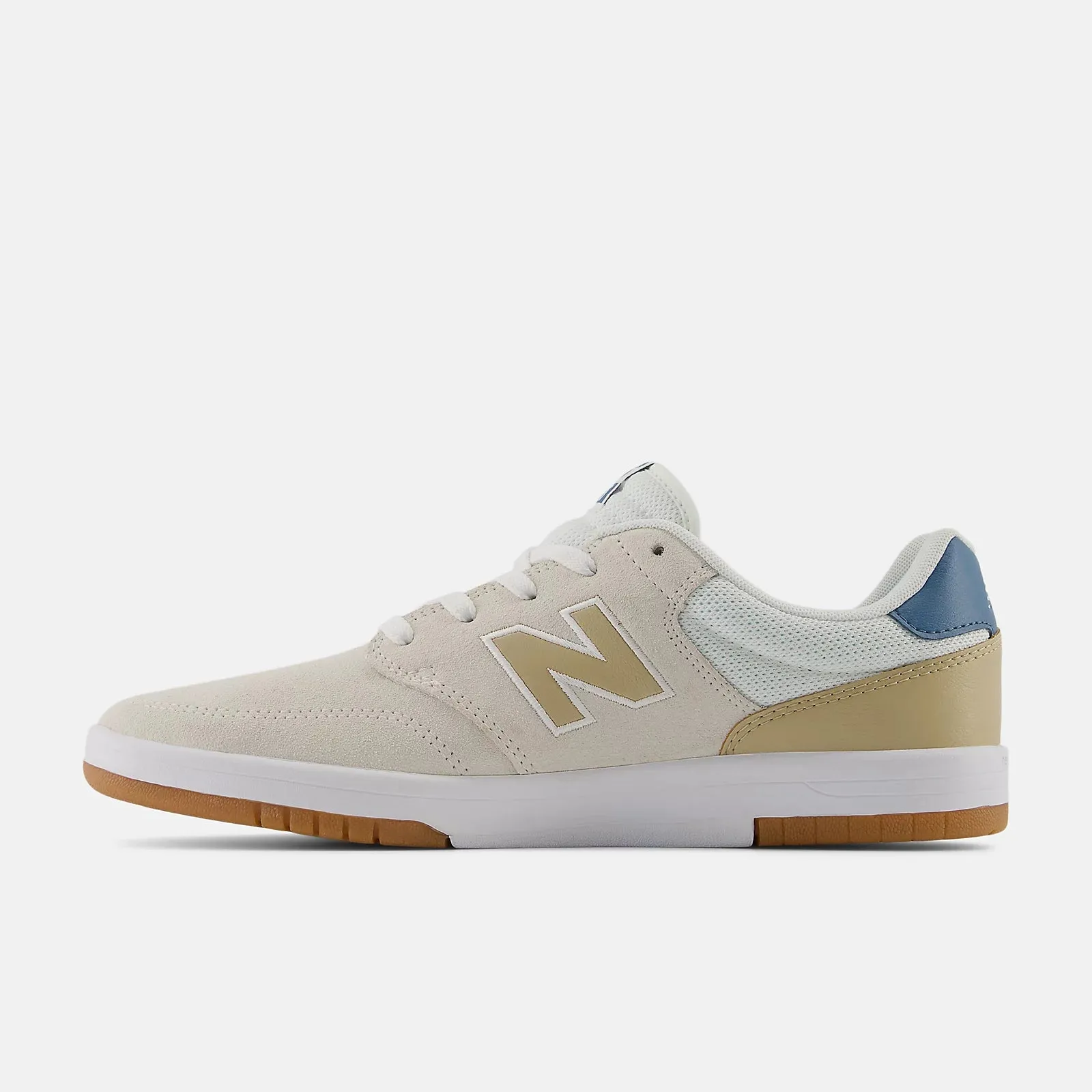 New Balance Numeric 425 Skateboard Shoes - Sea Salt / Sandstone Toe Bumper Skateboarding Ride