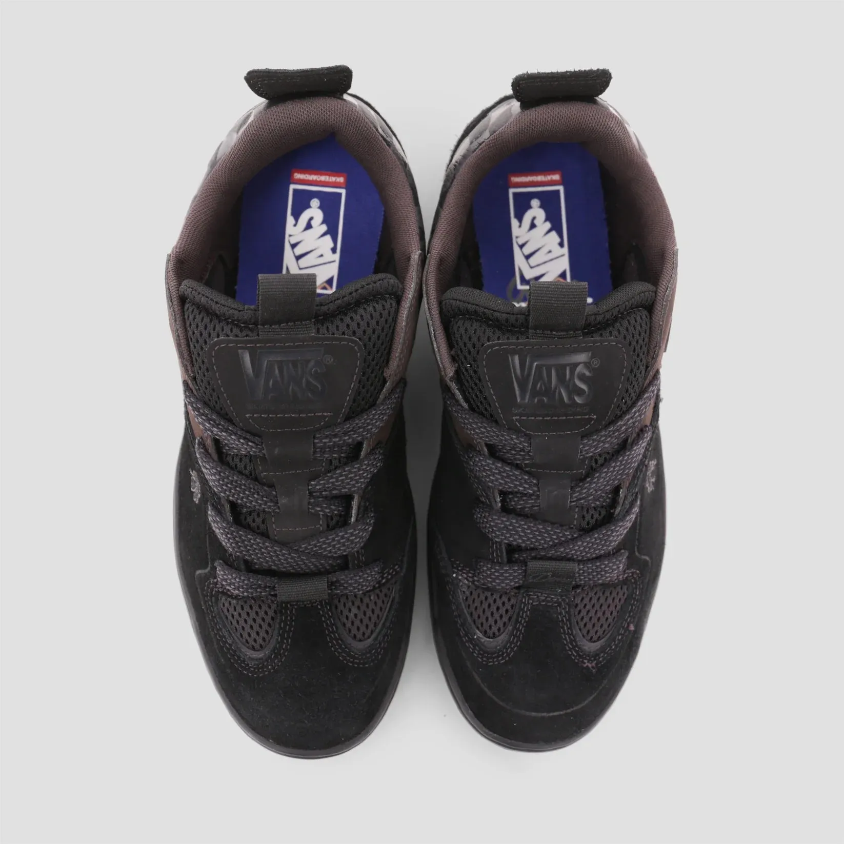High   Top Breathable Upper Vans X Dime Una Skate Mixxa Athletic Skate Shoes - Black / Grey