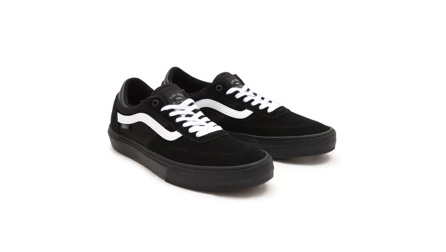 Smooth Finish Vans Gilbert Crockett Pro Shoes - Blackout