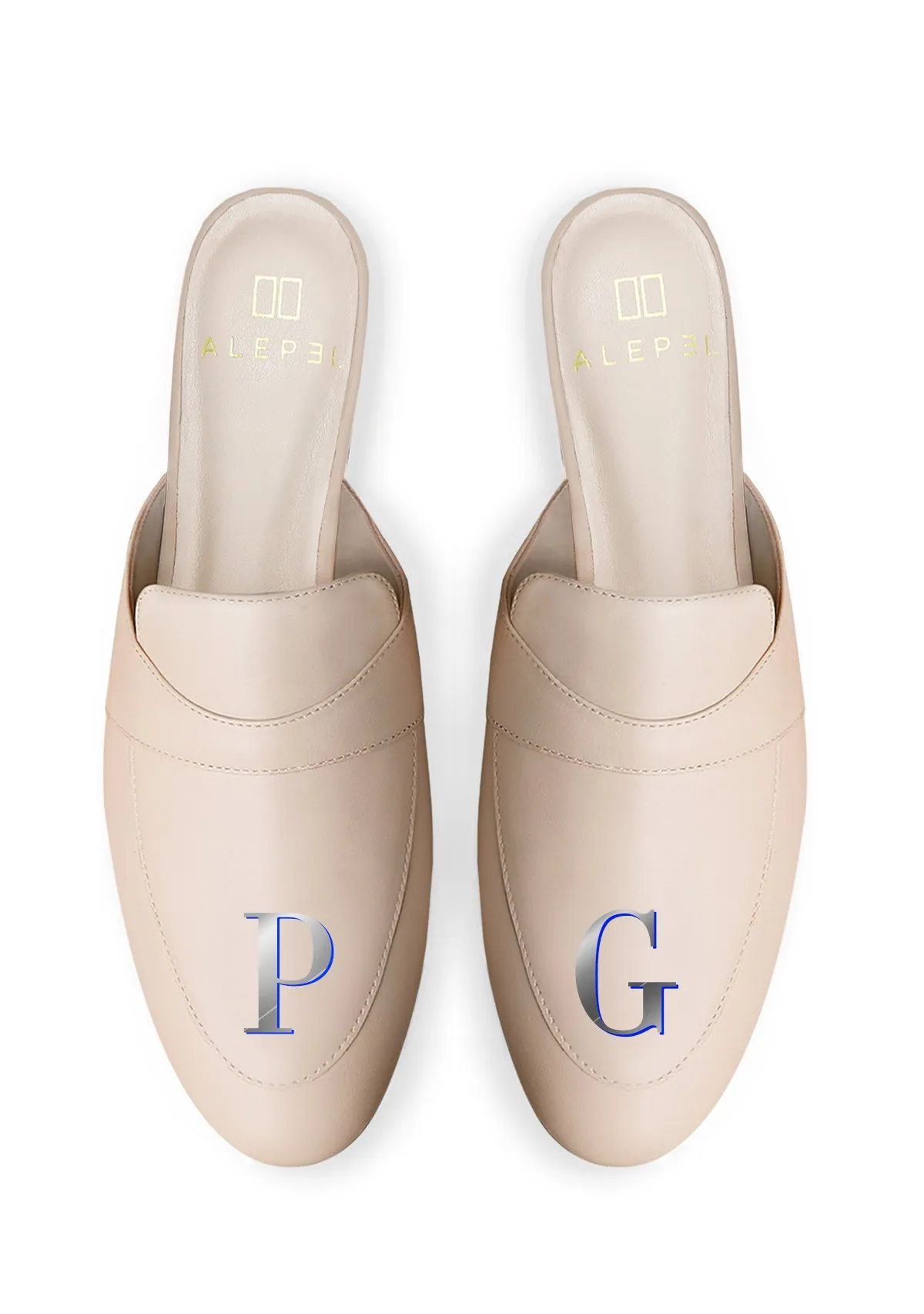 Trendy Look Monogram Beige Mule
