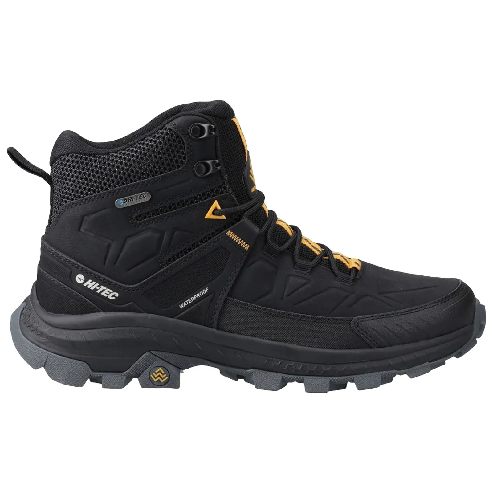 Stretchable Hi-Tec Mens All Weather Wear Rainier Hiking Boots