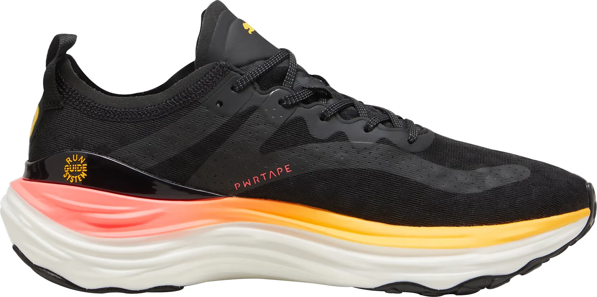 Puma ForeverRun Nitro Mens Running Shoes - Black Sweat Resistant Gym Workout
