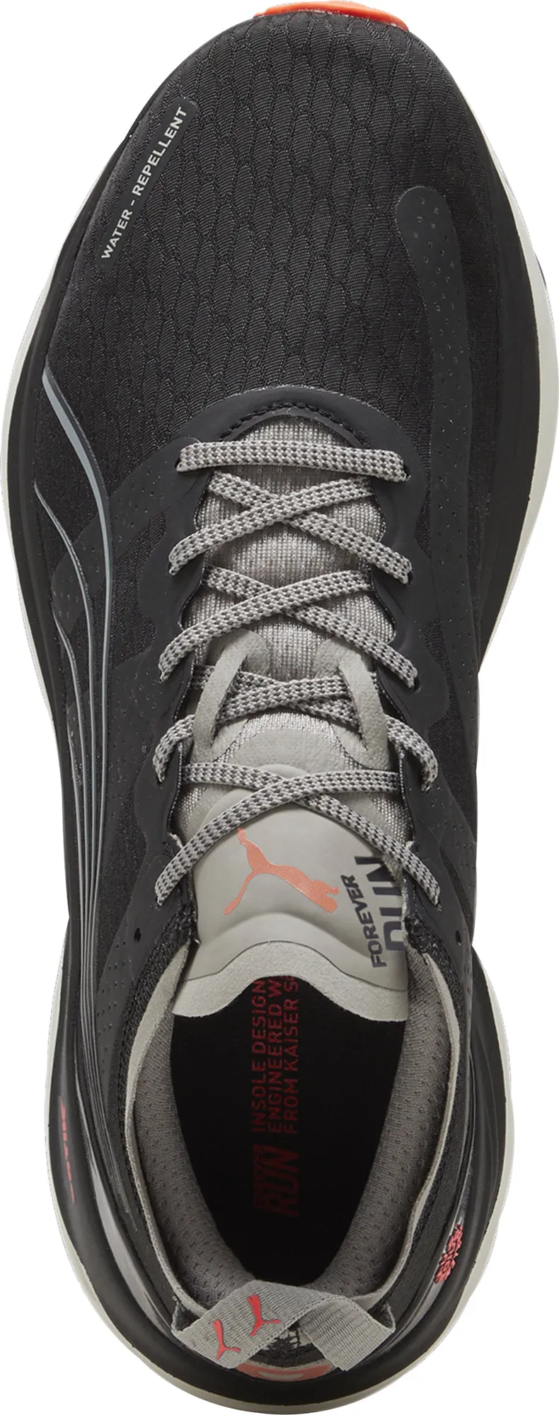 Puma ForeverRun Nitro WTR Mens Running Shoes - Black Boat Walk Step Ahead