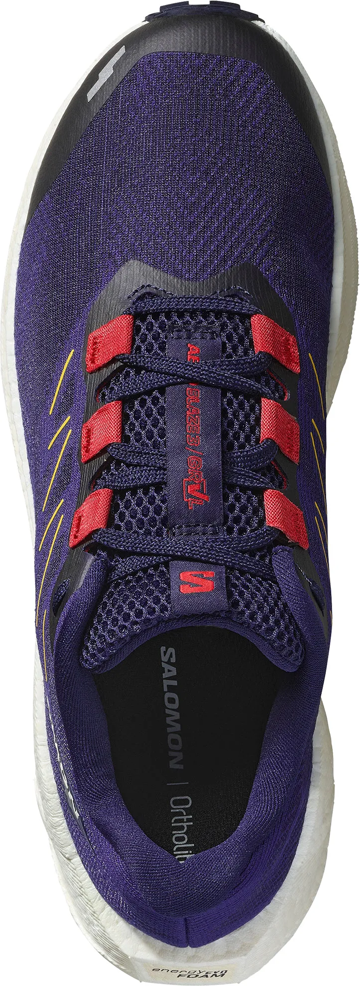 Power Grip Salomon Aero Blaze 3 GRVL Mens Trail Running Shoes - Blue