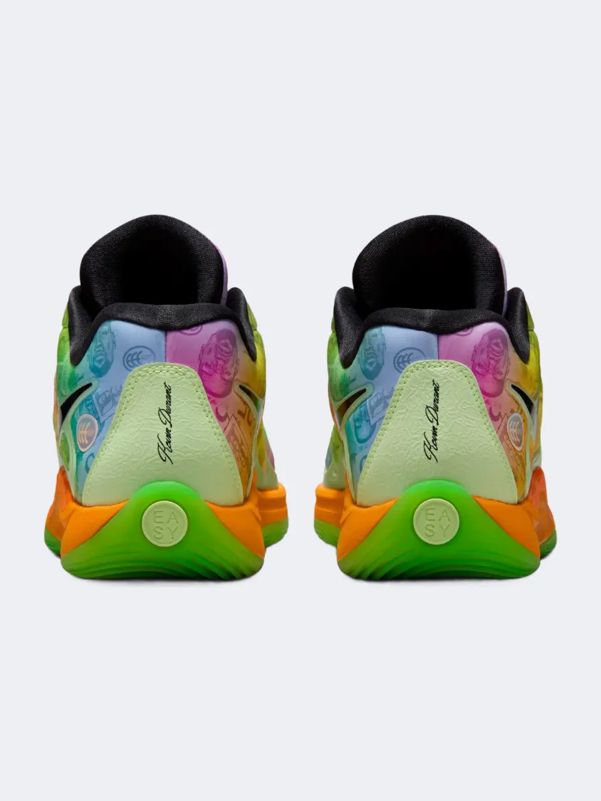 Nike Kd 17 Men Basketball Shoes Barely Volt/Blue Performance Flex High Traction Pattern