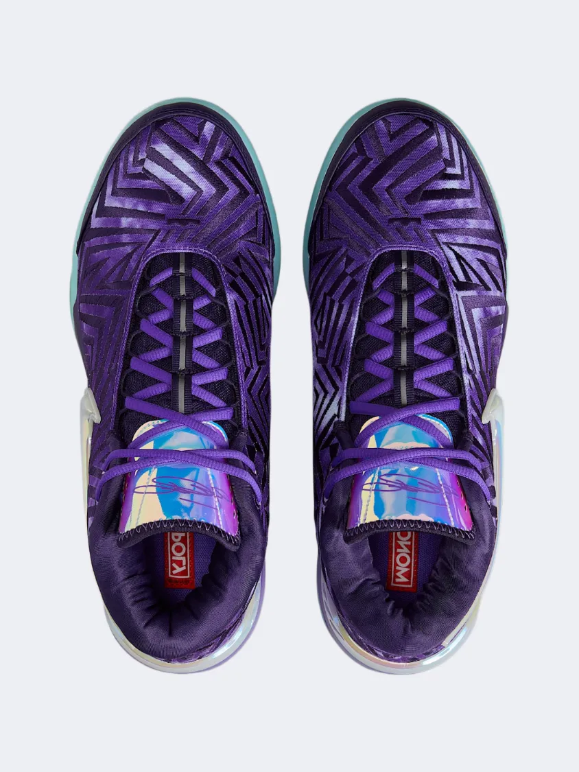 Off Court Nike Lebron Nxxt Genisus Qs Men Basketball Shoes Violet/White/Purple