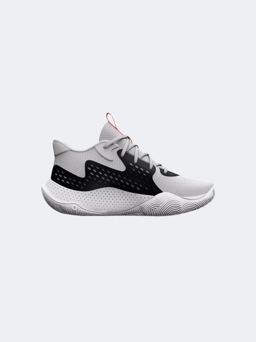 Dorsal Support Under Armour Jet 23 Men Basketball Shoes Grey/Beta/White