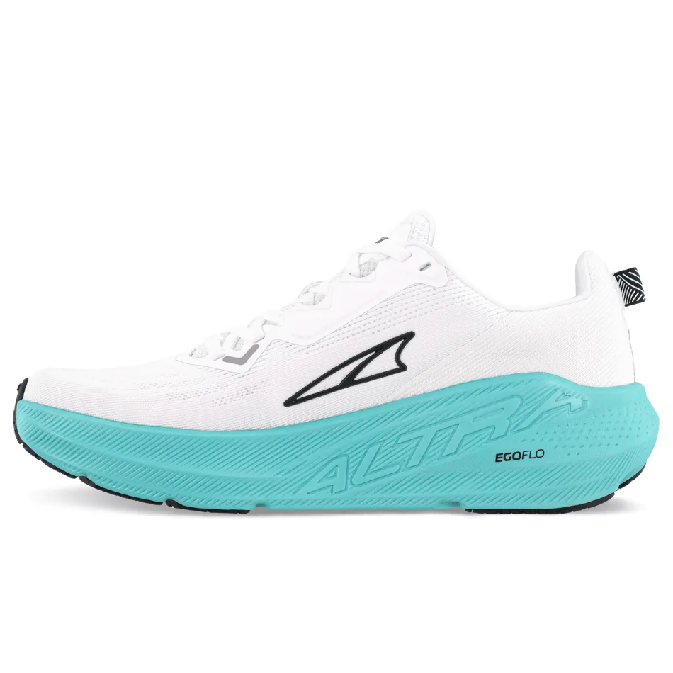 Altra Women's FWD Via Running Shoes in White/Green SS25 vegan running shoes running for a sense of accomplishment
