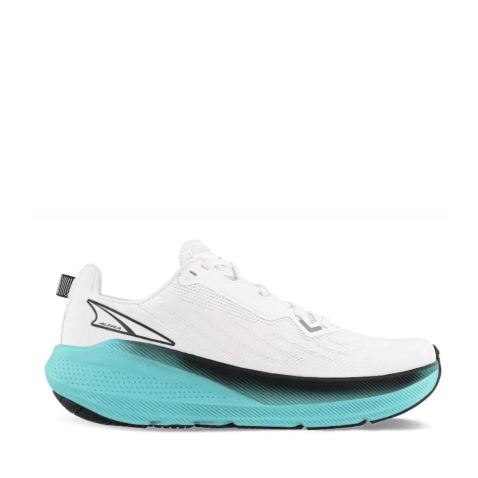 running posture Altra Women's FWD Via Running Shoes in White/Green SS25