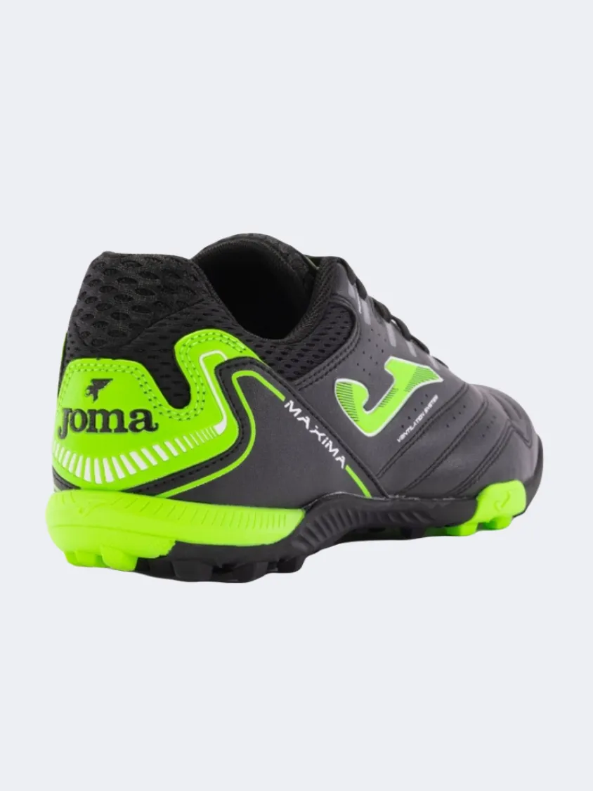 open field Joma Maxima 2401Tf Men Football Shoes Black/Green