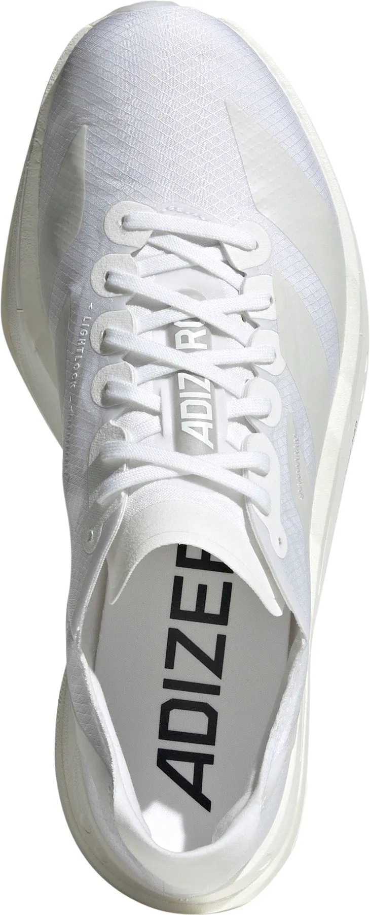 adidas Adizero Adios Pro 4 Mens Running Shoes - White Ankle Support