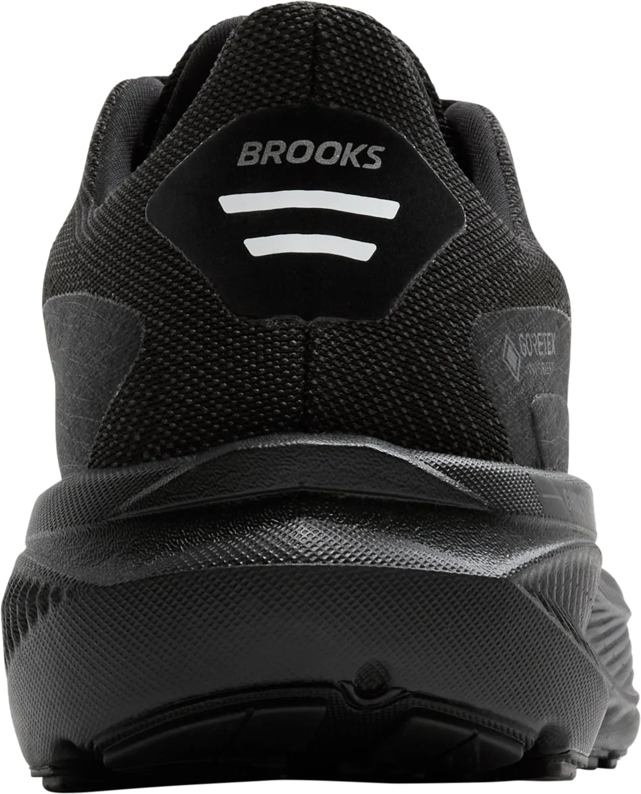 Brooks Ghost 17 GORE-TEX Mens Running Shoes - Black Flexible Fit Active People All Day Travel Light