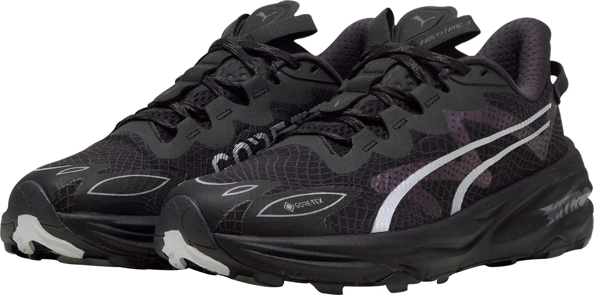 Sea Breeze Puma Fast-Trac Nitro 3 GORE-TEX Mens Trail Running Shoes - Black