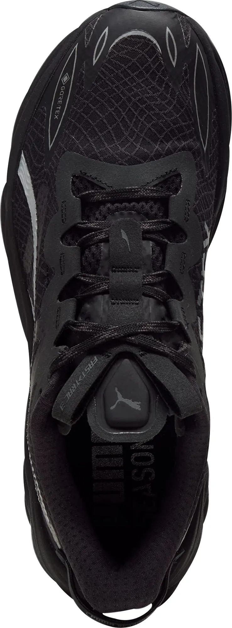 Puma Fast-Trac Nitro 3 GORE-TEX Mens Trail Running Shoes - Black Clear Glow Non Slip Office Workers