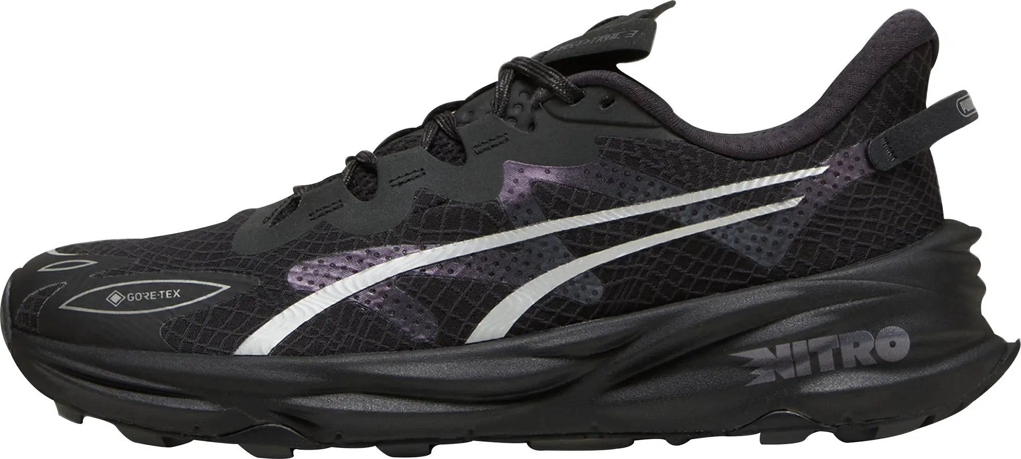 Puma Fast-Trac Nitro 3 GORE-TEX Mens Trail Running Shoes - Black Any Path Chic Cool