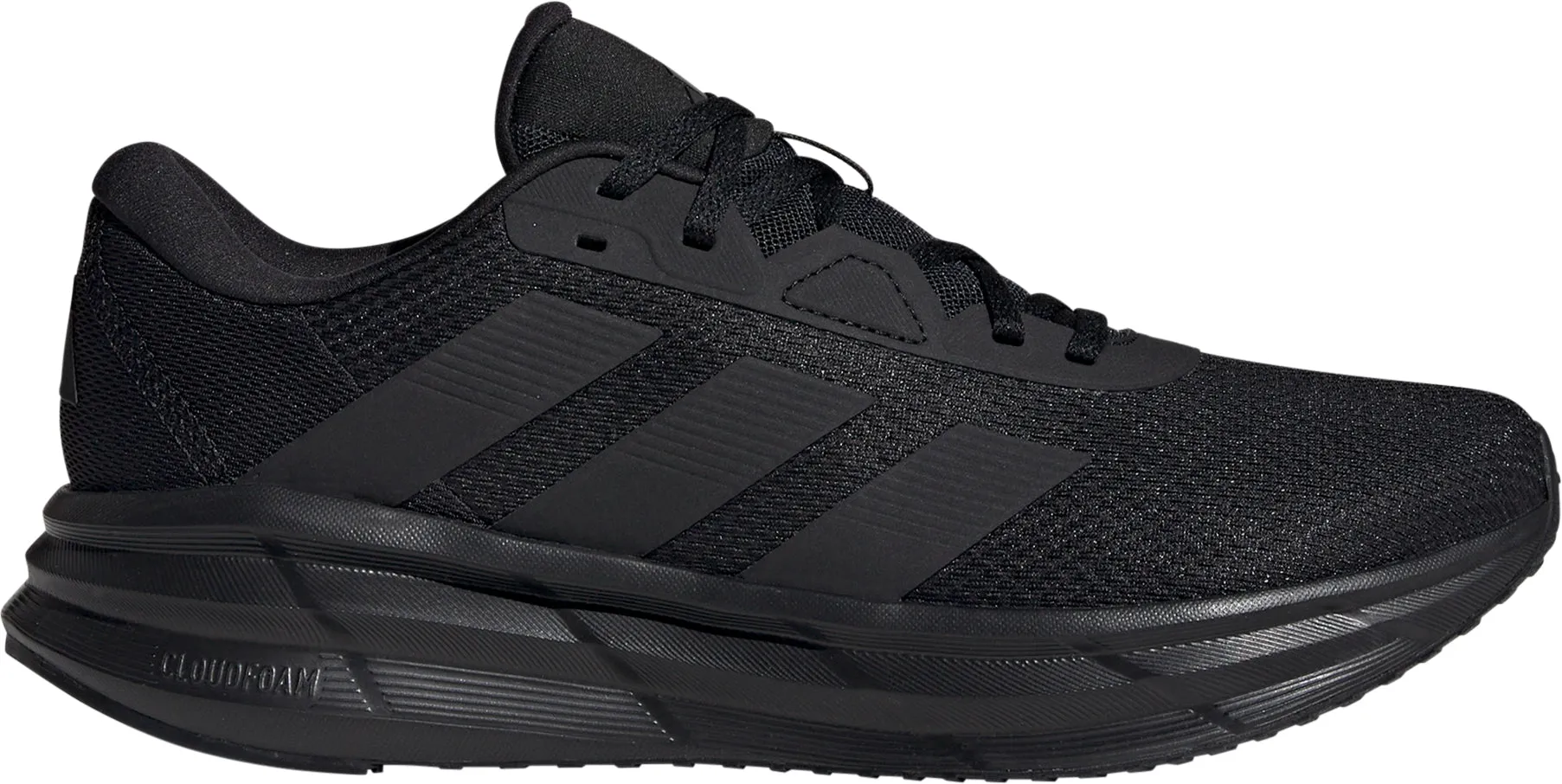 adidas Galaxy 7 Mens Running Shoes - Black Stretchable