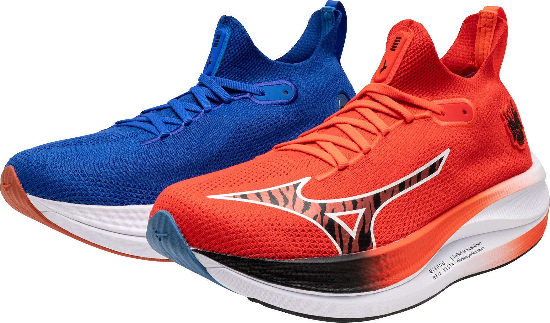 Mizuno Neo Vista Mens Running Shoes - Red Mesh Cool