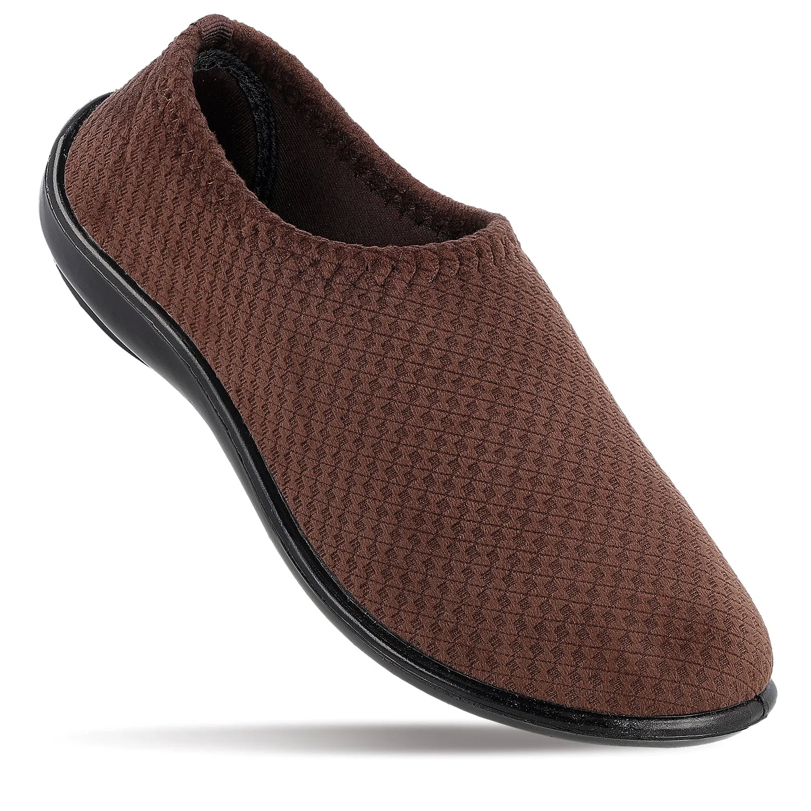 Women's Belly shoe - WC4993 Brown Quick Travel Walk Quick Slip Shoes