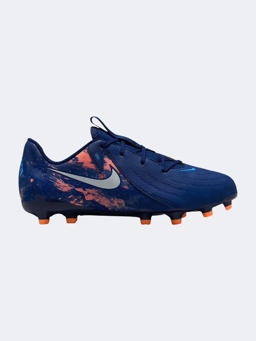 Grass Sport Tough Flex Nike Jr. Phantom Gx 2 Academy Gs Boys Football Shoes Blue